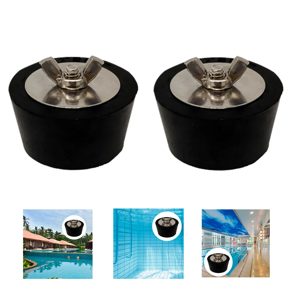 

High Quality Drainage Hole Stoppers Winter Pool Tool Accessories Swimming Pool Backwater Rubber Plug The Scupper Holes Stoppers