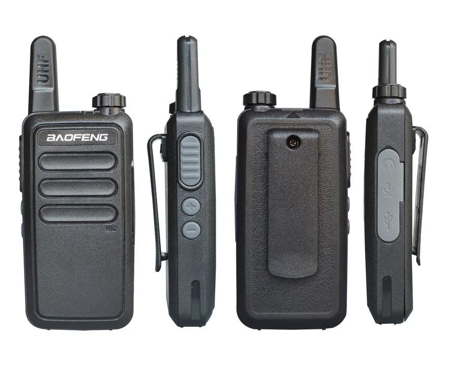 2 шт./компл. портативная рация Baofeng BF-R5 мини USB кабель для зарядки 5 Вт UHF 400-470 МГц Ham CB