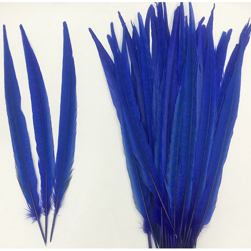 

Wholesale 500PCS Natural Ringneck Pheasant Tails Feathers 16-18inches 40-45CM DIY jewelry Wedding Decorations Pheasant Feathers