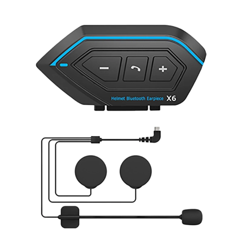

Bluetooth-гарнитура для мотоциклетного шлема, водонепроницаемая