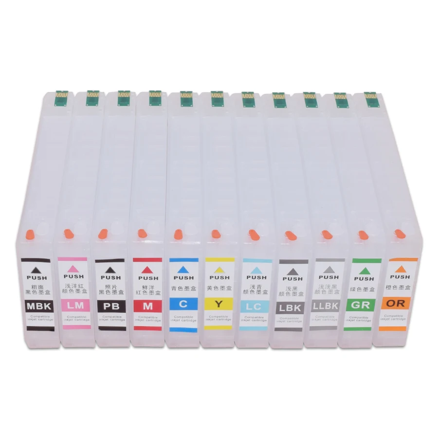 Сменный картридж для принтера Epson Stylus Pro 700 7900 11 цветов 9900 мл T636A T636B | Компьютеры и