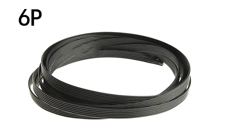 18AWG UL1007 6P 6-контактный параллельный плоский кабель экологический электронный
