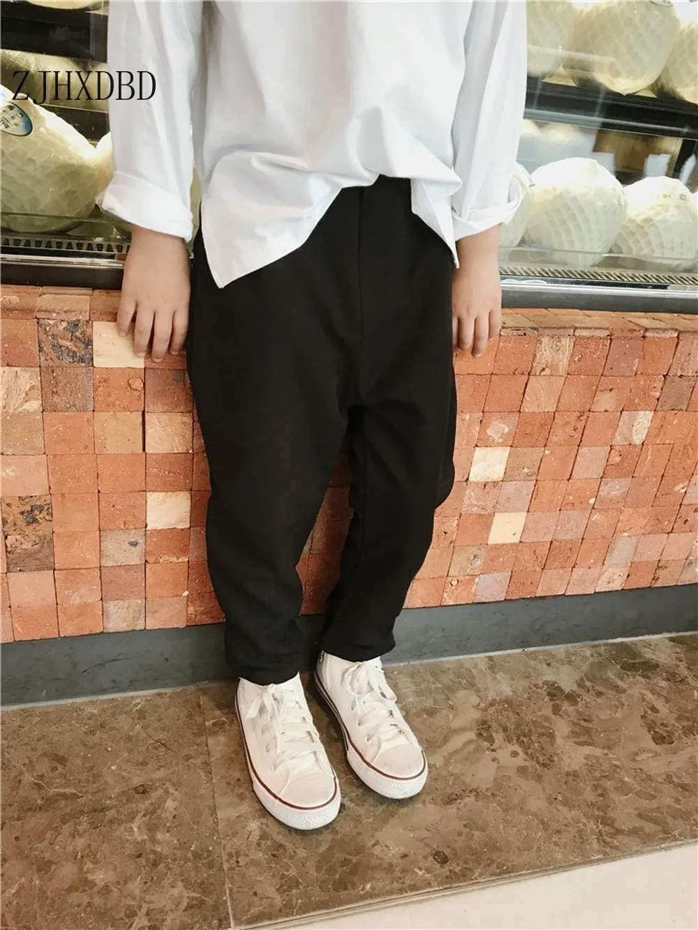 

Big Boys Pencil Pants Solid Gray Causal Khaki Long Trousers Pants Boy Costume School Wear Autumn Black Baby Kid Children Clothes