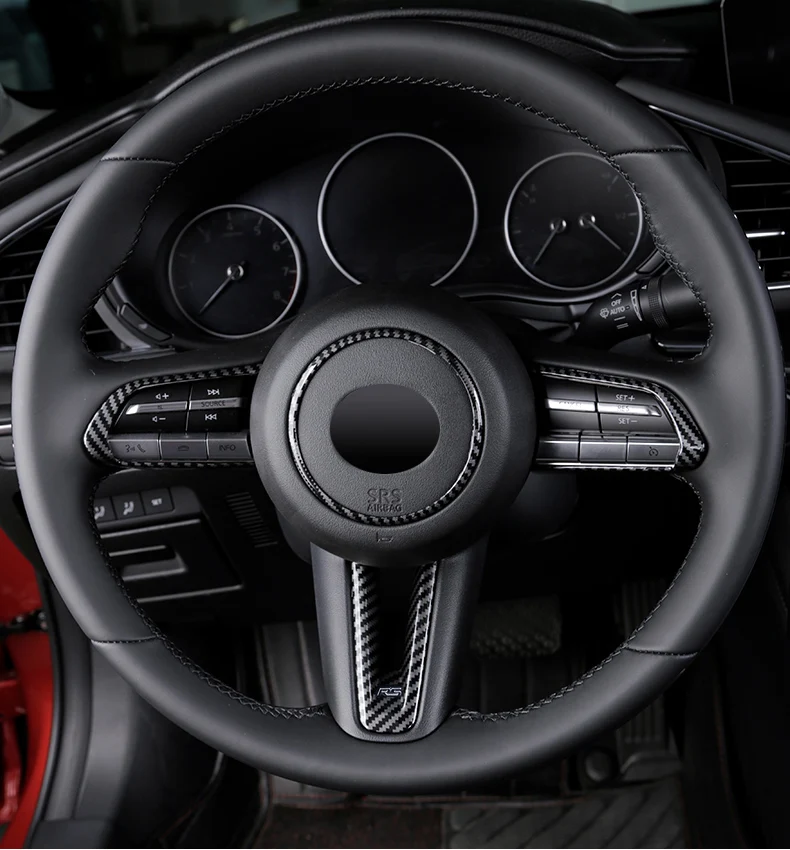 Чехол на руль автомобиля отделка рулевого колеса для Mazda 3 cx 30 2019 2020 автомобильные