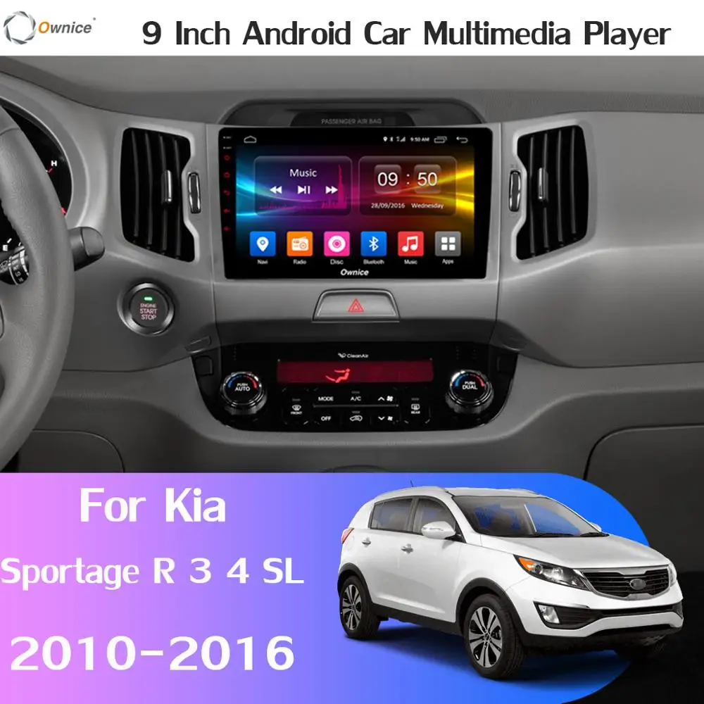 Автомобильный мультимедийный проигрыватель для Kia Sportage R 3 4 360 9 0 камера 2010 ° 4G LTE 8