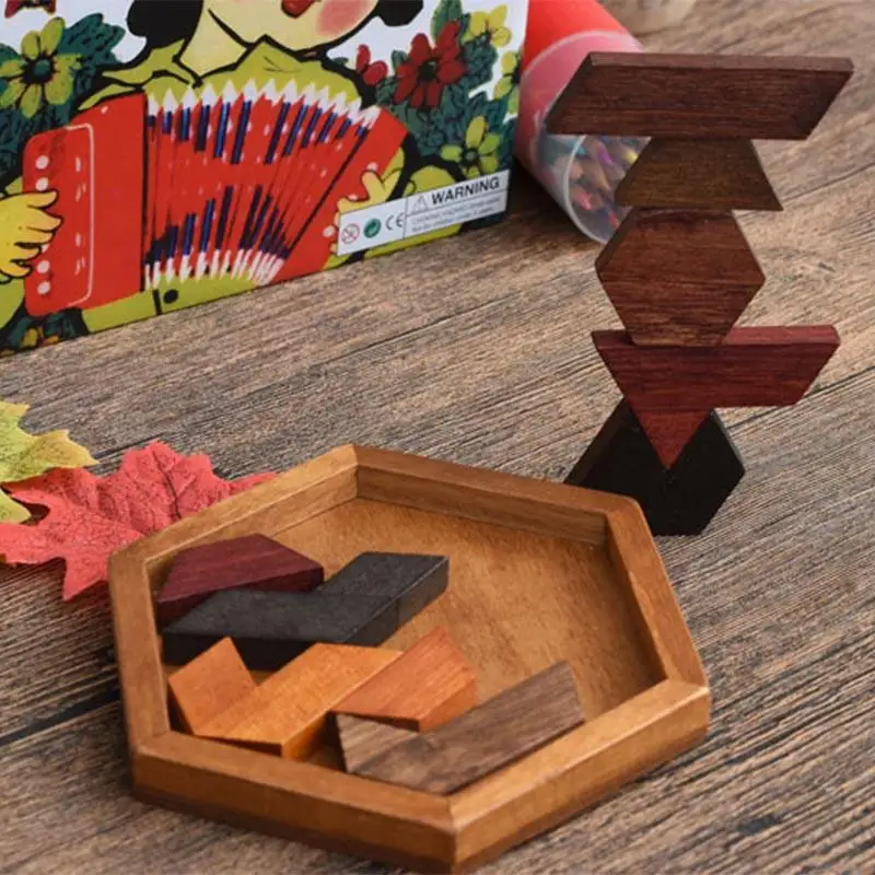 

Jigsaw Puzzles Wooden Toys Puzzle Board Geometric Shape Kids Montessori Development Educational Learning Toys For Children Gift