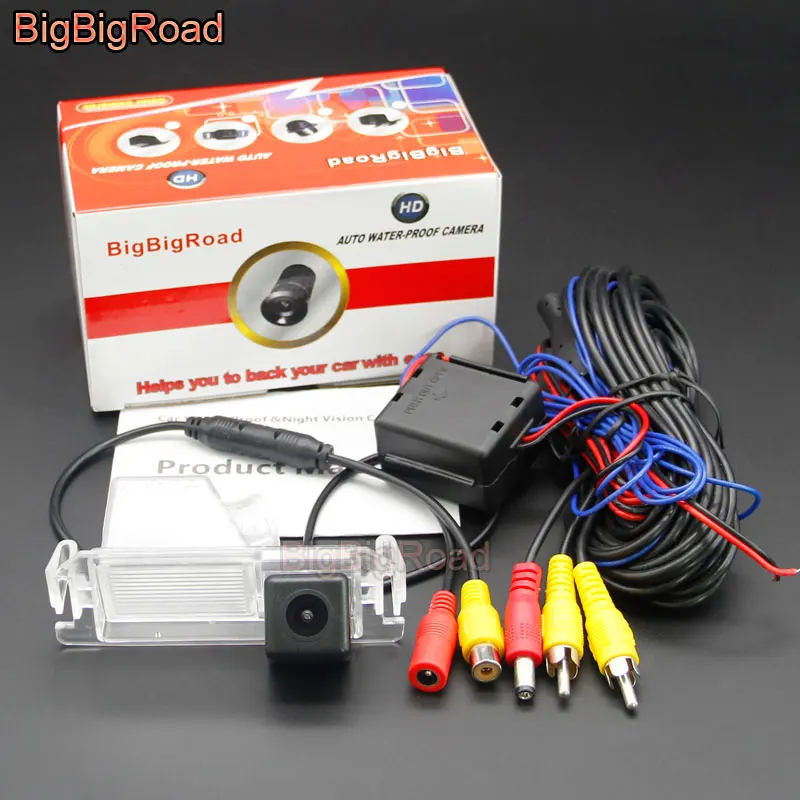 Series 2 Power Relay BigBigRoad парковочная камера заднего вида для hyundai Accent Solaris Verna I30 I20 для Kia K2 Rio седан хэтчбек Ceed 2013 - Название цвета: Series 2 Power Relay
