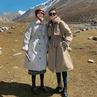 2021 зимняя Корейская Парка женская однобортная Толстая теплая куртка женская хлопковая куртка с меховым воротником Женская одежда