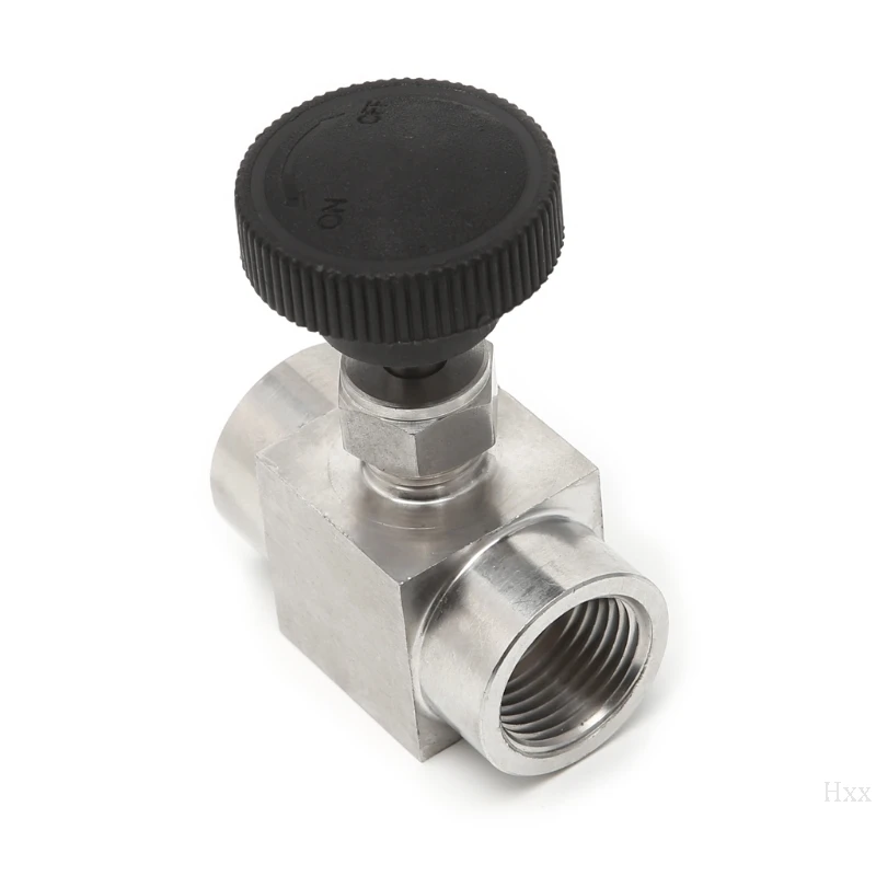 

New SAIFLO 1/2",1/4'',3/8',1/8'' Needle Valve Female Thread 304 Stainless Steel Flow Control Shut Off 915 PSI