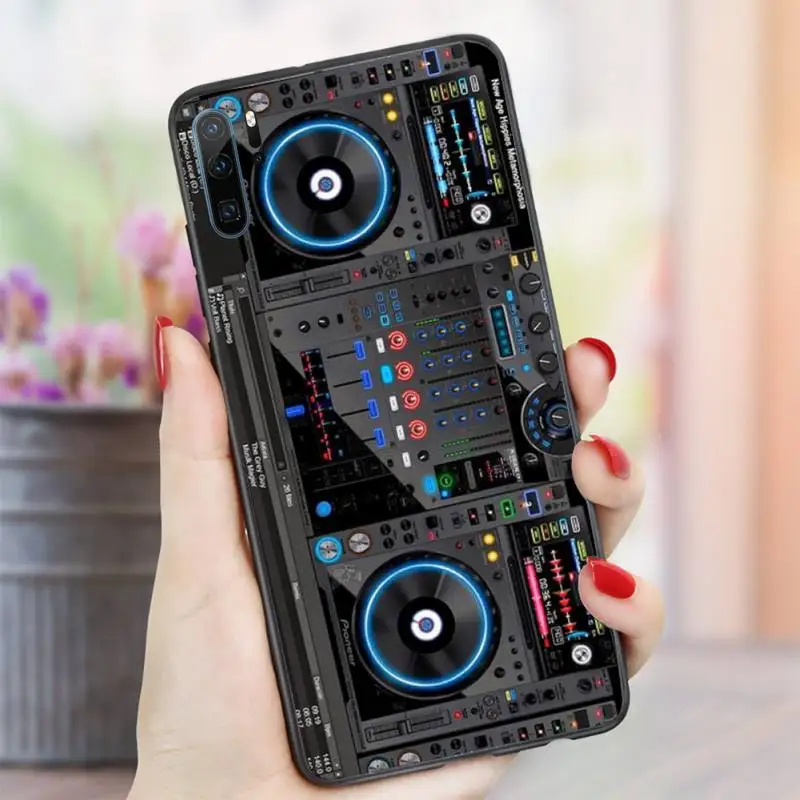 

Ddj Dj Music pattern Phone Case For Huawei honor Mate P 10 20 30 40 i 9 8 pro x Lite smart 2019 nova 5t