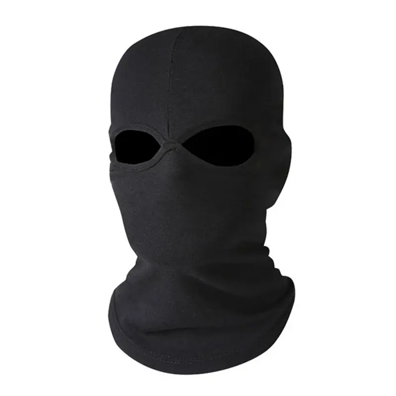 

Winter Warm Ski Cycling 2 Hole Elastic Balaclava Hood Cap Full Face Mask Outdoor Hiking Warm Face Mask Breathable Windproof