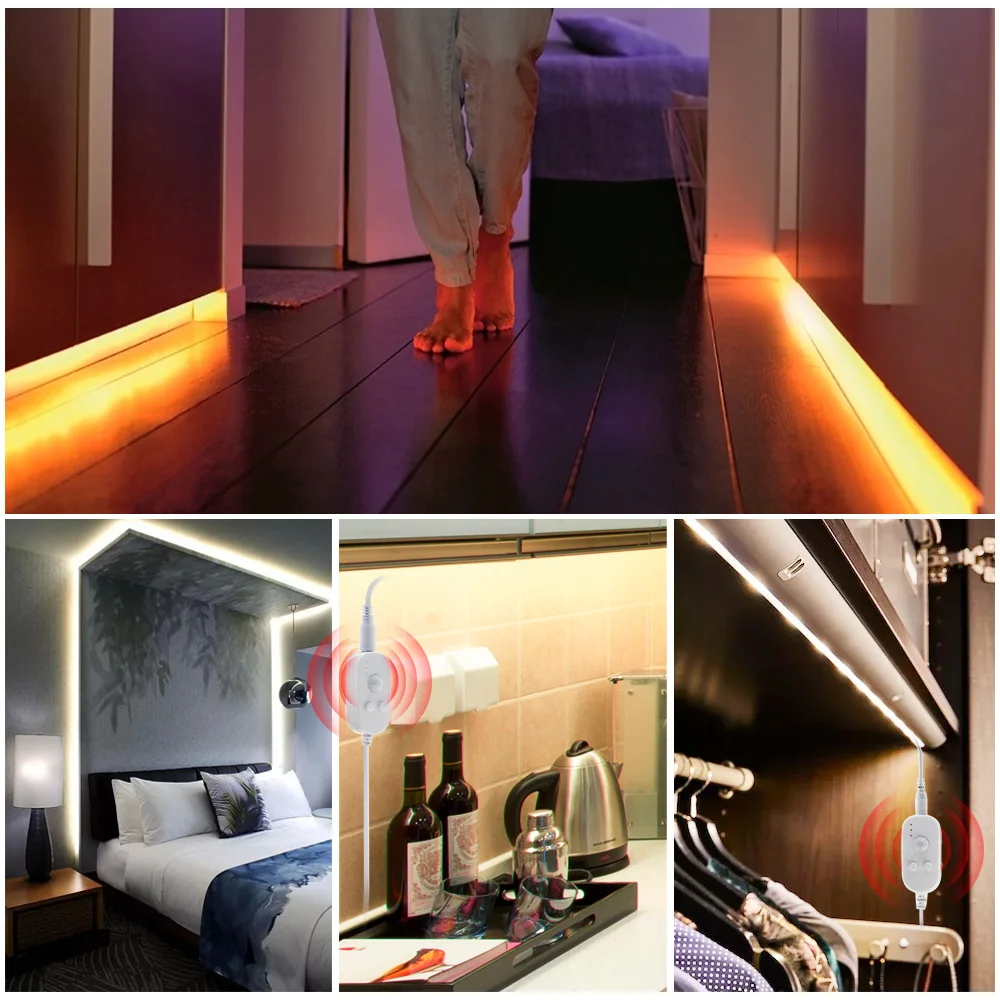 Светодиодная лента для подсветки телевизора кухни спальни 5 в пост.