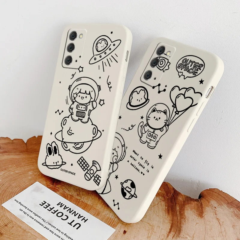 

Line Planet Phone Case For Samsung Galaxy A32 A22 A12 A02 A02S EU 4G 5G Cover