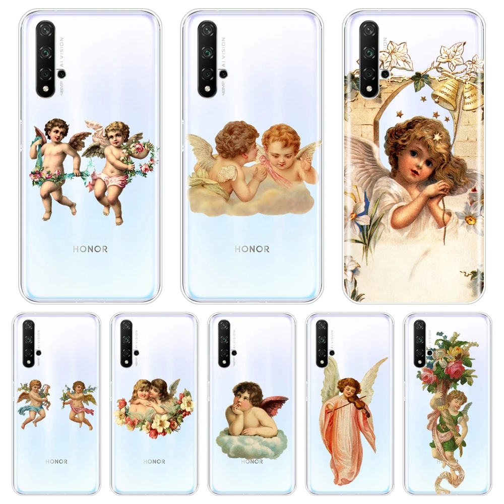 Силиконовый чехол для телефона Huawei Honor V20 8S 8A Pro мальчик девочка Ангел ребенок