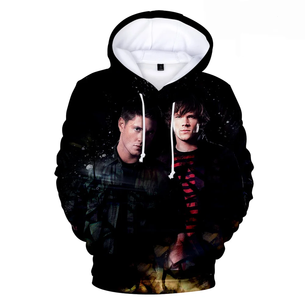 

Supernatural 3D Hoodies Men Women Sweatshirts Fashion High Quality Men's Hoodie Supernatural Sweatshirt Pullover Oversized Tops