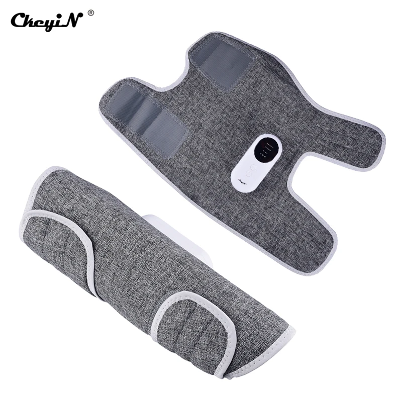 

CkeyiN Leg Massage Apparatus Air Compression Heating Blood Circulation Electric Cordless Vibration Relaxation Massager Machine
