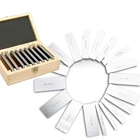 Набор фрезерных прокладок 100 мм x (10-42 мм) из легированной стали, 18 шт.9 пар