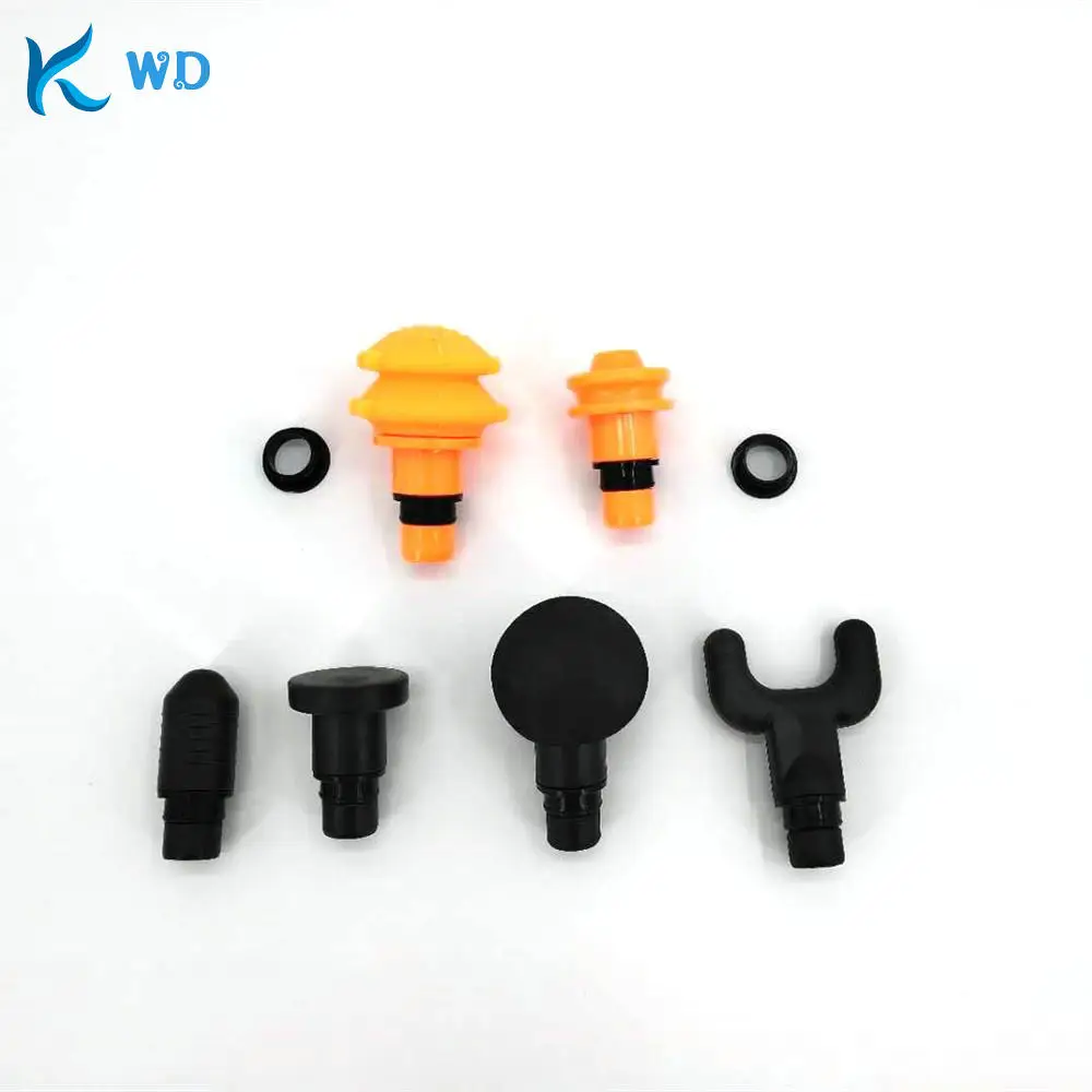 6 шт. Массажер для расслабления тела пулемет Сменная головка массажа набор мышц