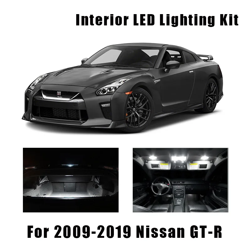 9 лампочек белый внутренний светодиодный фонарь для карты подходит 2009-2017 2018 2019