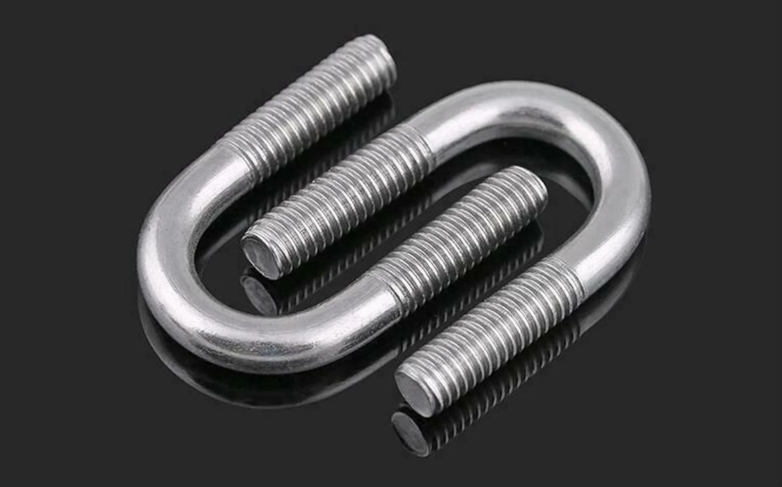 

304 M6M8 U-shaped bolt with screw and nut set / U-shaped fixed buckle clamp tube