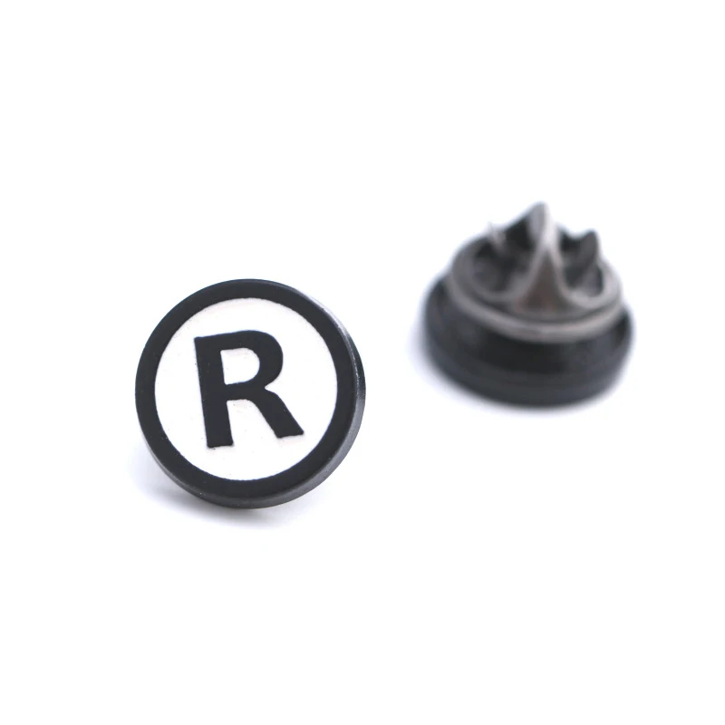 Металлическая Булавка для лацкана с буквами алфавита R 2 шт. новинка булавка