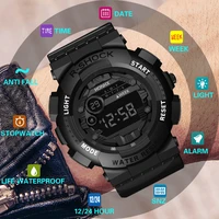 honhx luxury mens digital led watch date sport men outdoor electronic watch universal clock round wristwatches montre homme