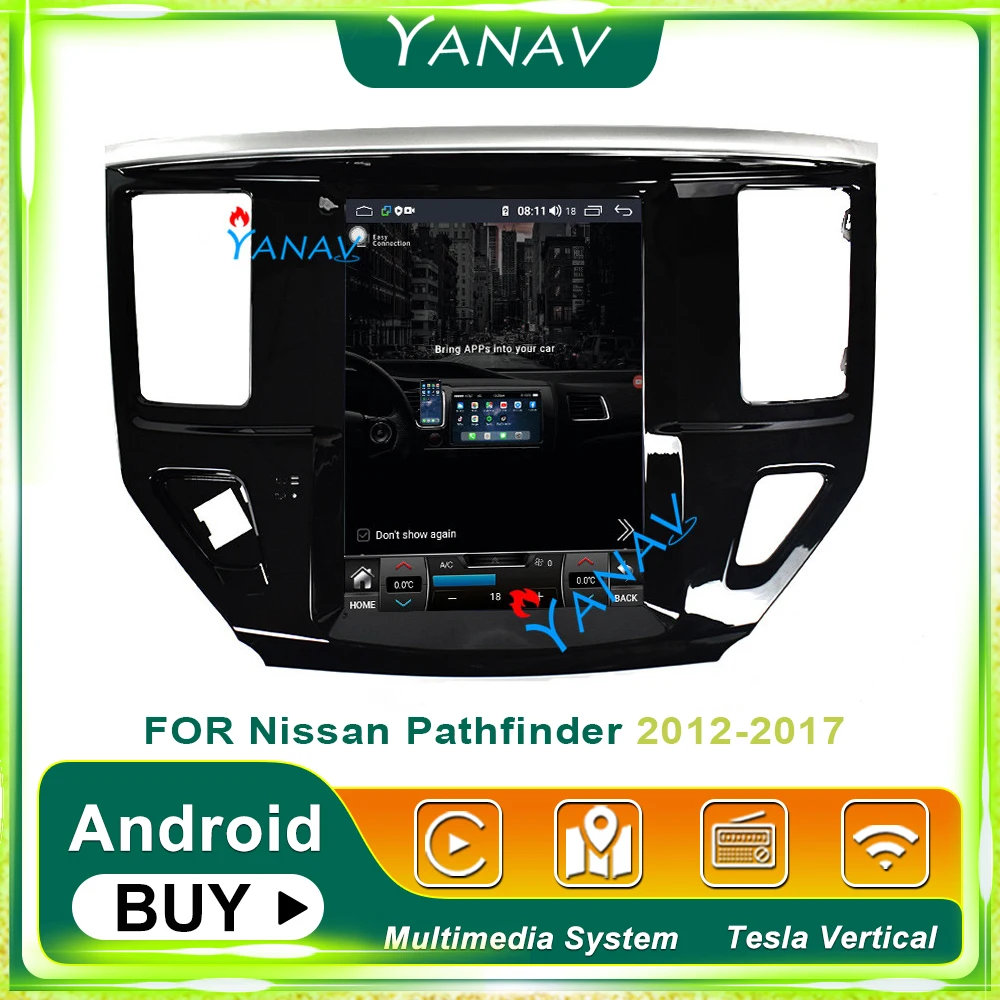 Автомобильный GPS навигатор для Nissan Pathfinder 2012 2017 автомобильное радио