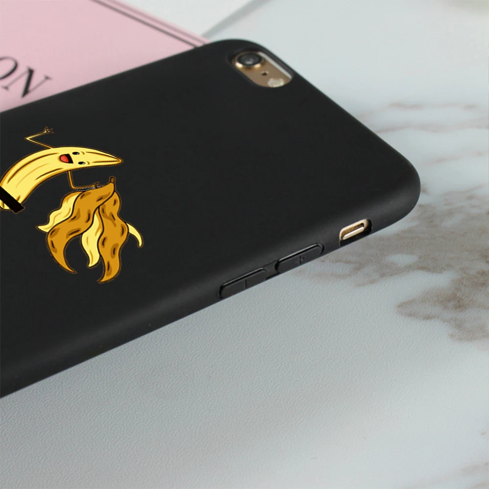 

Funny Personalized banana Phone Case for iPhone 8 7 6 6S Plus X 5S SE XR 11 12 Pro mini pro XS MAX Cases Back Cover Accessories