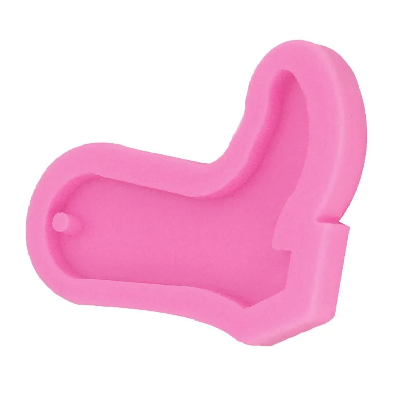 Ковбойские сапоги силиконовая форма для брелоков обувь из полимерной глины DIY