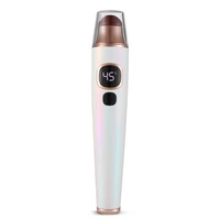 eye massager wand with 40 degree heat sonic vibration for dark circles puffiness eye fatigue anti wrinkle facial massager