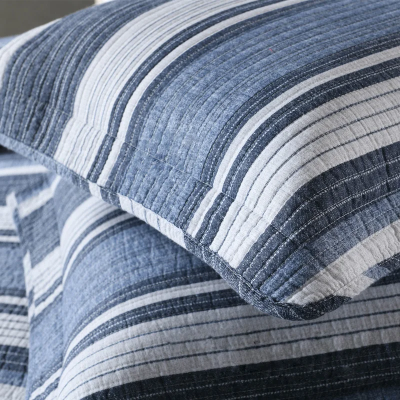 Комплект из 2 стеганых покрывал хлопковых одеял большого размера с наборами