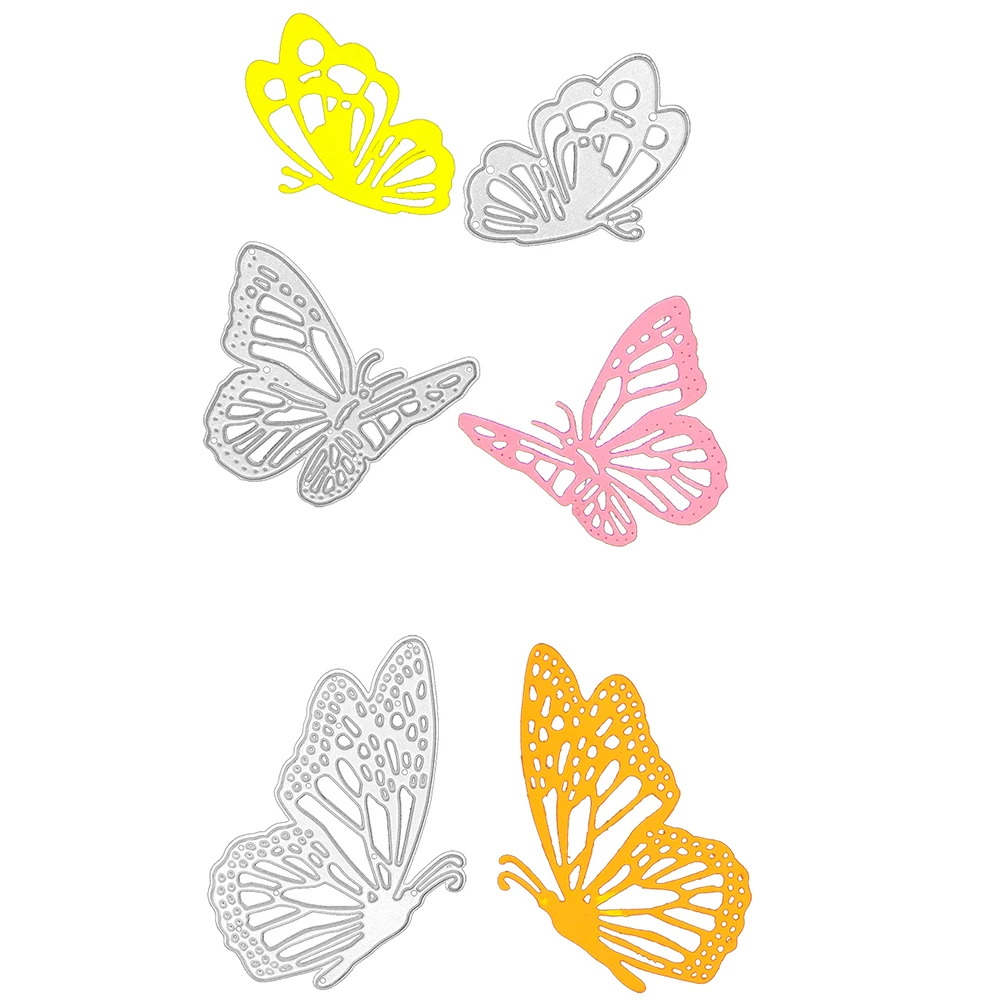 Формы для ножей бабочек металлические режущие формы набор серебристых