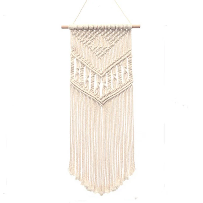 2 шт. макраме Настенный декор подвесной гобелен домашний Бохо Декор Подвески