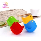 4 шт.компл. из силикона, устойчивая к высоким температурам креативная Пароварка для яиц, микроволновая печь, чашка для выпечки, кухонная посуда, инструменты