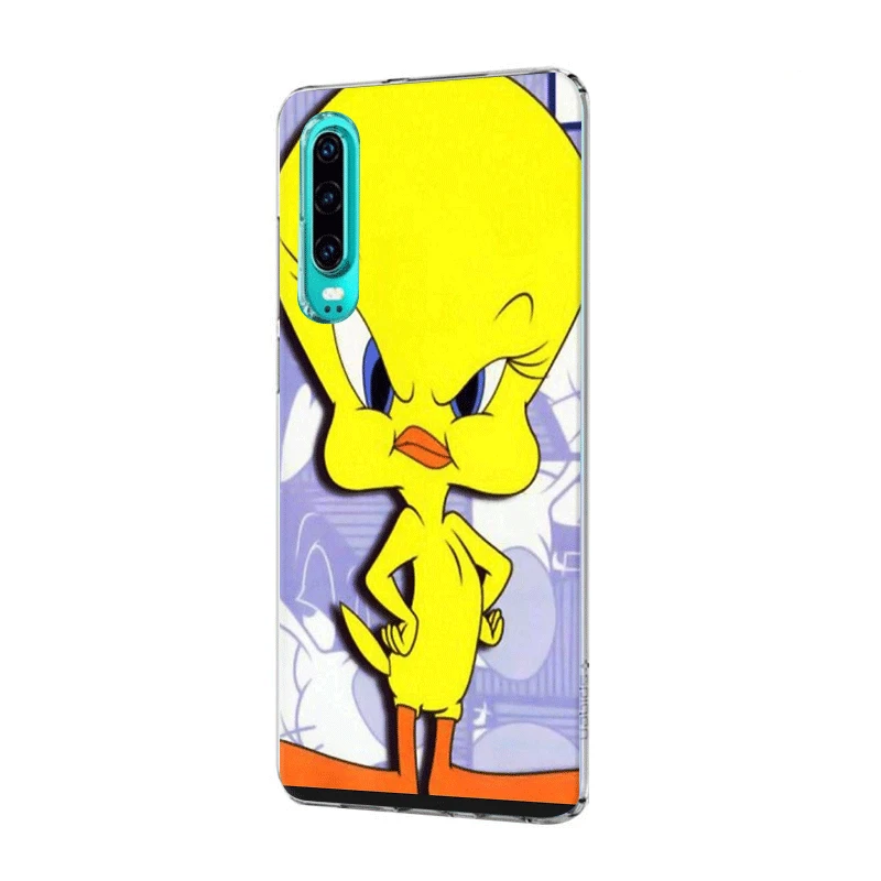 Mobile Phone Case For Honor 6A 6C 7A 7X 8 8X 8C 9 9X 10 20 Lite Pro Hard Cover Yellow Bird Cartoon Tweety Shell |