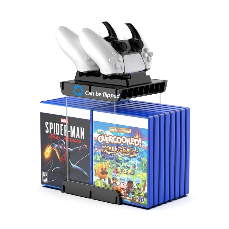 Многофункциональная стойка для хранения игр 32 шт. игровые диски башня подставка