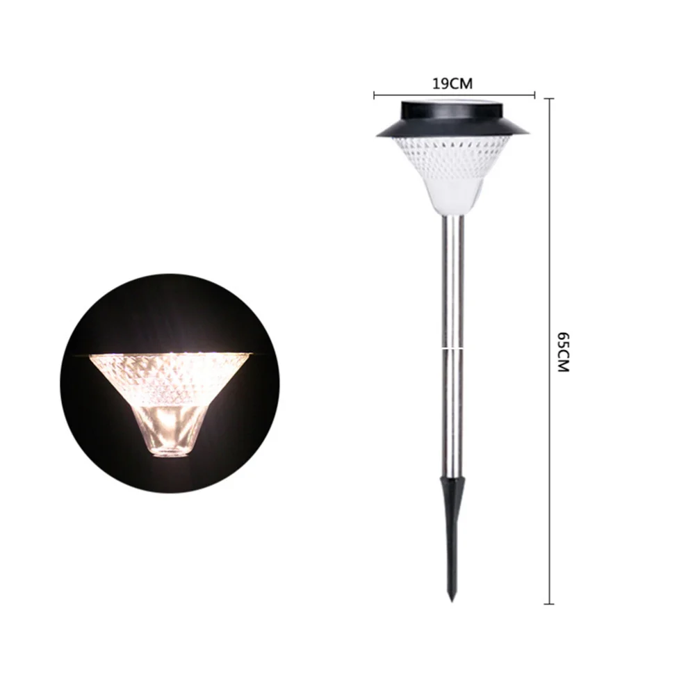 

Solar Powered LED Light Solar Waterproof Standing Panel Landscape Lights for Pathway Landscape Garden Outdoor Patio Yard (White