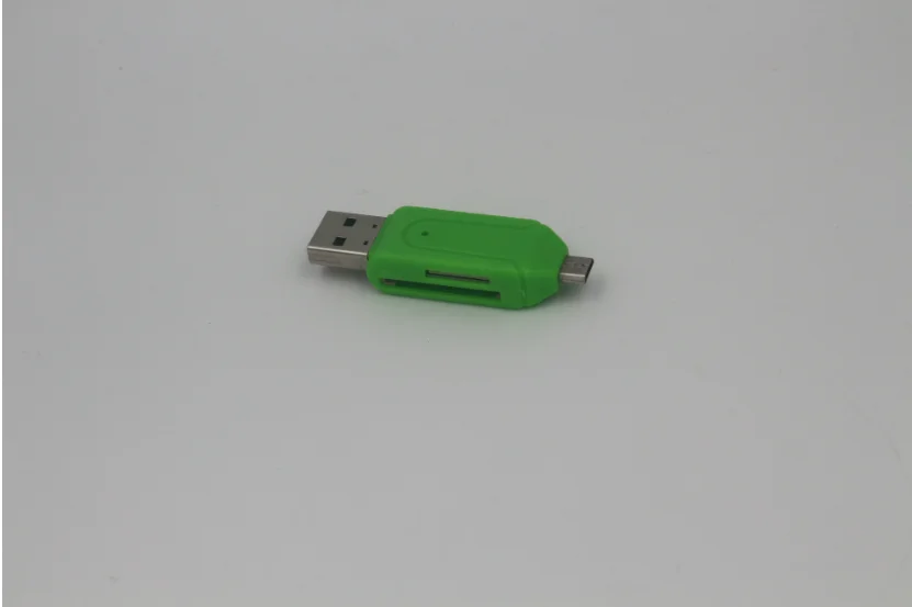 SR 2 в 1 USB OTG кард ридер Универсальный Micro TF/SD телефон удлинительные разъемы адаптер