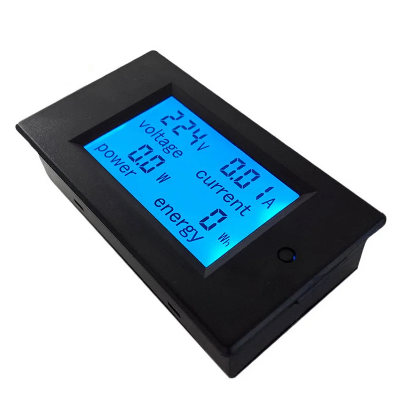 Переменного тока однофазный цифровой ЖК-дисплей Амперметр Вольтметр на рост от 80