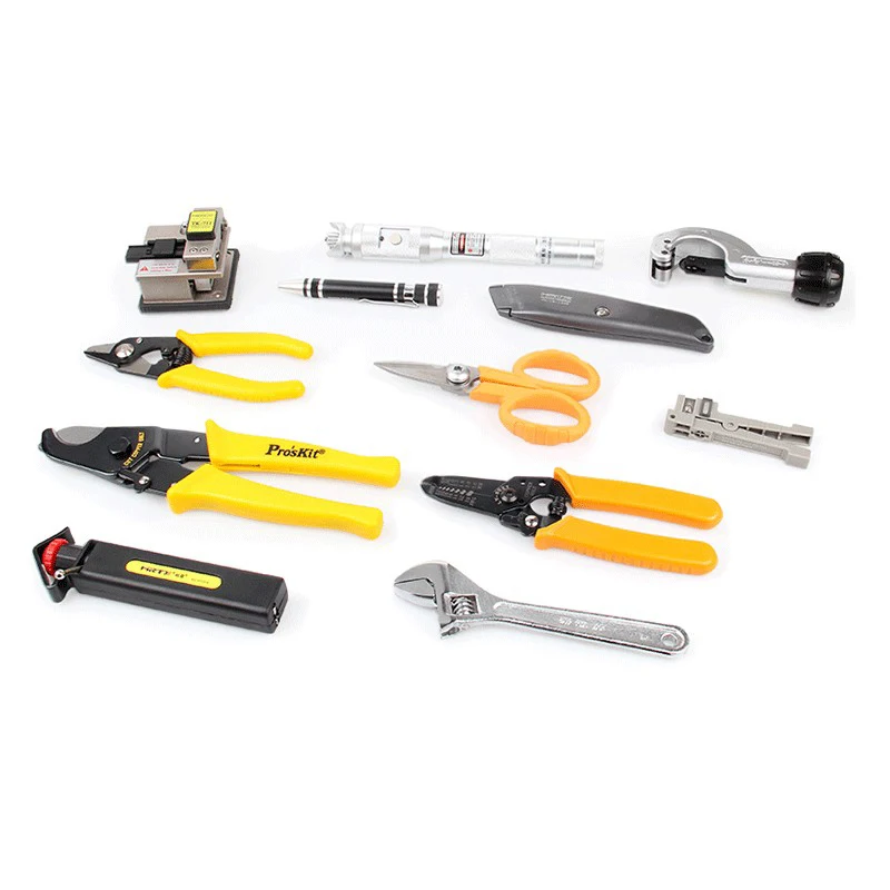 

Fiber Splicing Tool Kits with Fiber Cleaver Fiber tool kits Fiber Optic Tool Box