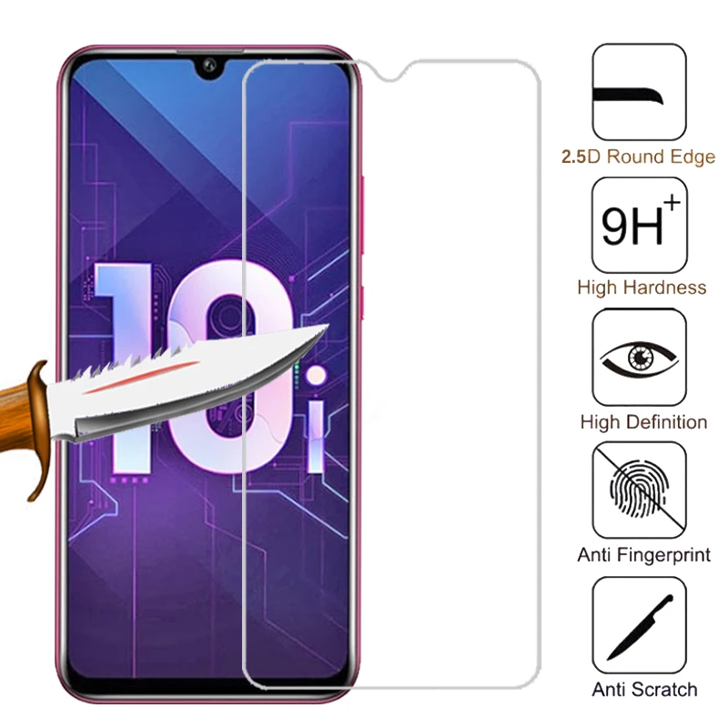 Протектор экрана из закаленного стекла для Huawei Honor 10i 10 Lite Защитная пленка с