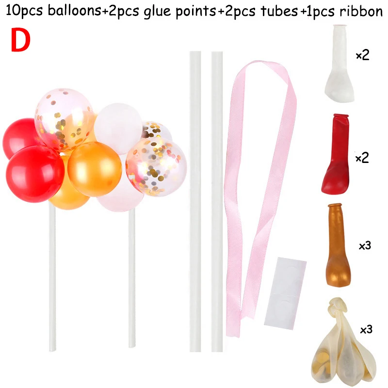 Креативный 5-дюймовый воздушный шар украшение для торта на день рождения детский