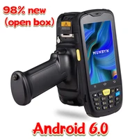 munbyn 98new open box handheld android industrial pda 1d 2d barcode scanner with 4g wifi gps bt warehouse data collector