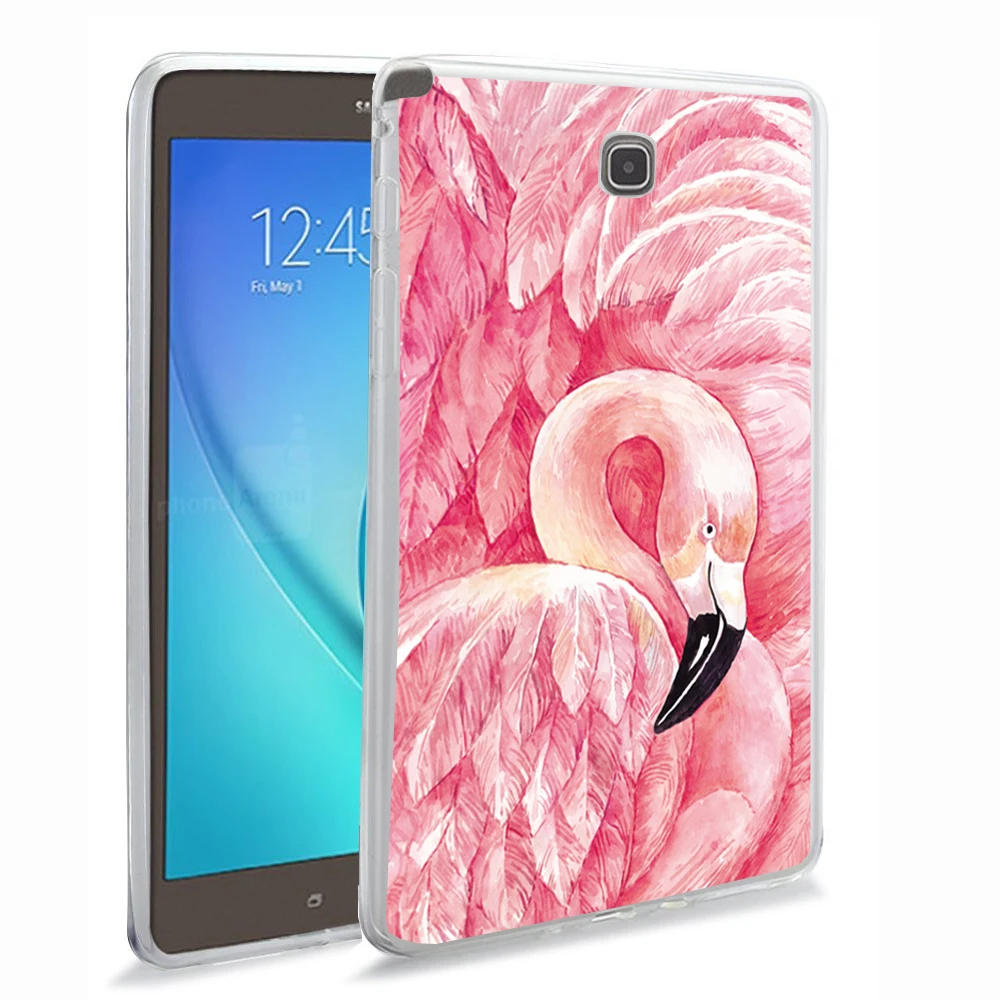 Мягкий TPU чехол для samsung Galaxy Tab A 9,7 SM-T550 SM-T555 SM-P550 SM-P555 S pen версия окрашенные прозрачная на планшет задняя крышка