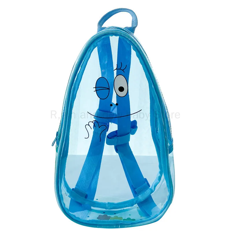 

School Girl Backpack for Boys Children's PVC Fashion Transparent Backpack for Kids Toddlers Children's Bag In Kindergarten