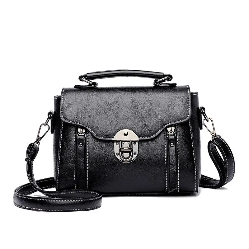 

New Vintage Fashion Tote Women's Handbags Purses Small Flap Bag PU Leather Women Shoulder Crossbody Bags Messenger Bag