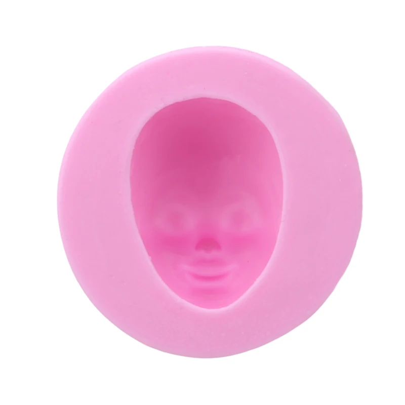 3D Милый ребенок лицо инструменты для приготовления пищи силиконовая форма