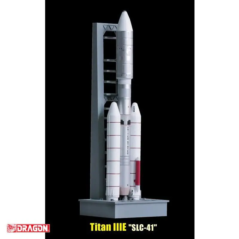 Dragon TITAN III ракеты 3 в 1 набор W/пусковая площадка 1/400 Готовая модель ограниченная| |