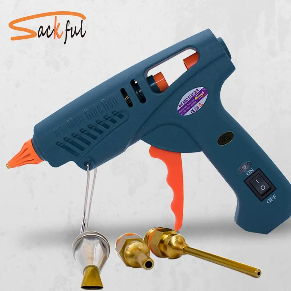 100W Hot Melt Glun Gun Constant Temperature glue for the gun 11mm 1.0*40MM Nozzle With hot plastic | Инструменты