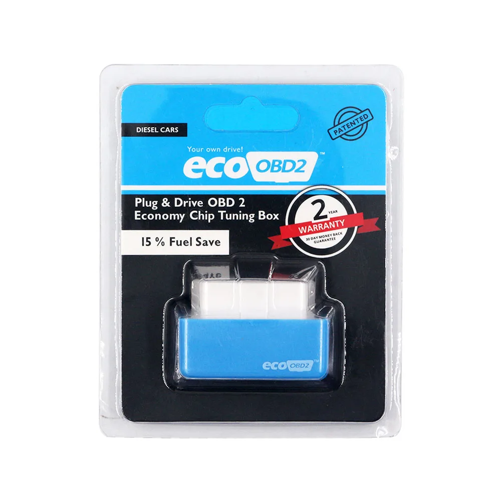 10 шт./лот Nitro OBD2 EcoOBD2 15% экономия топлива ECU чип тюнинг производительности коробка